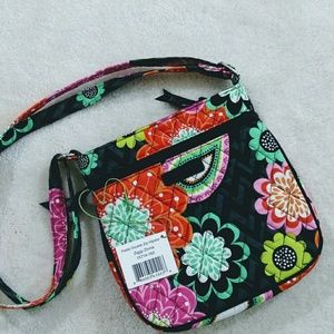 Vera Bradley petite double zip hipster.